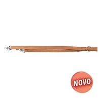 Trela Ajustável "Rustic" Em Couro - Castanho