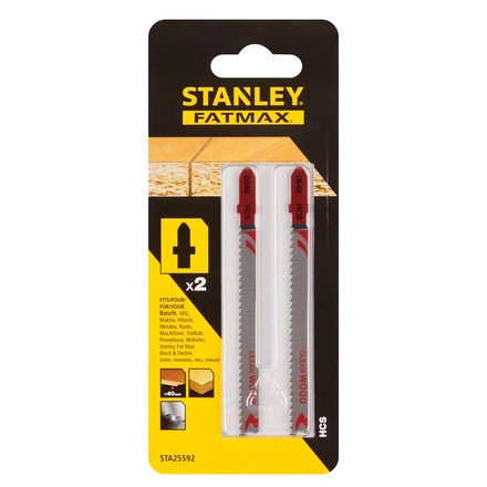 Pack 2 Lâminas HCS Para Corte Em Lâminado Stanley STA25592-XJ