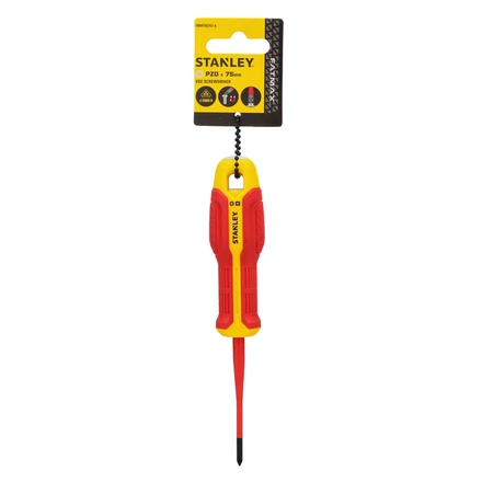 Chave de Fenda STANLEY Pozidriv Isolado 1000v Pz0x75mm FMHT65757-0