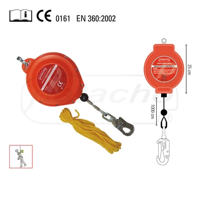 Anti-Queda Retrátil (JRG) Automático Cabo Aço 15m