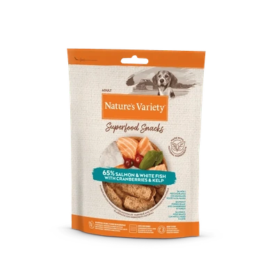 Nature's Variety Dog Superfood Snacks Salmon - 8x85g