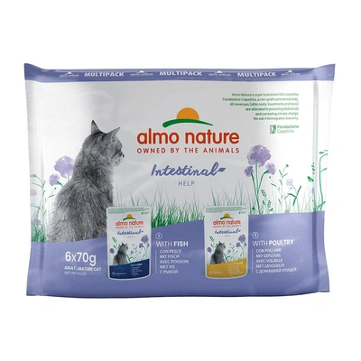 "Almo Nature" Cat Functional Intestinal Help - Multipack (6 Unidades)