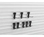 8 Ganchos Pequenos STANLEY Track Wall STST82617-1