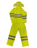 Fato de Chuva Alta Visibilidade Poliuretano Amarelo