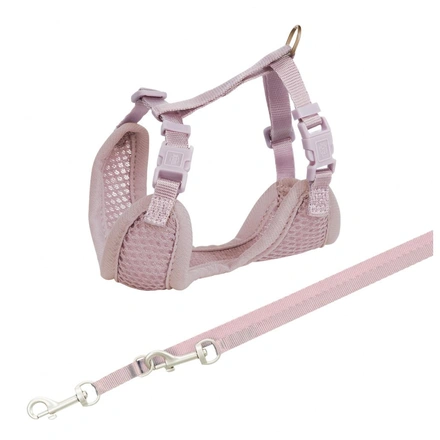 Junior - Soft Peitoral Com Trela Para Cachorro - Lilás Claro