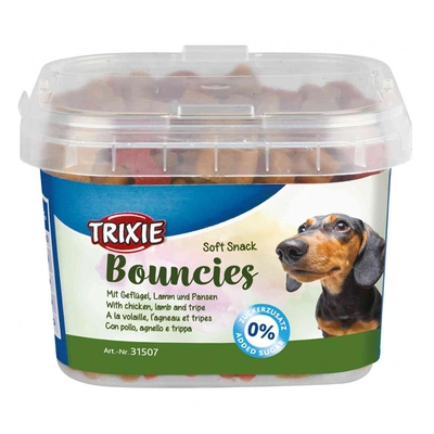 Soft Snacks Bouncies Com Frango, Cordeiro E Tripa - 140g