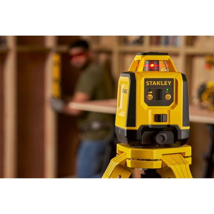 Nível laser VERMELHO rotativo. Alcance 30m (240m com detetor) STANLEY STHT77616-0