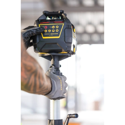 Nível laser VERMELHO rotativo com bateria de lítio recarregável. Alcance 60m (600m com detetor) FATMAX STANLEY FMHT77447-1