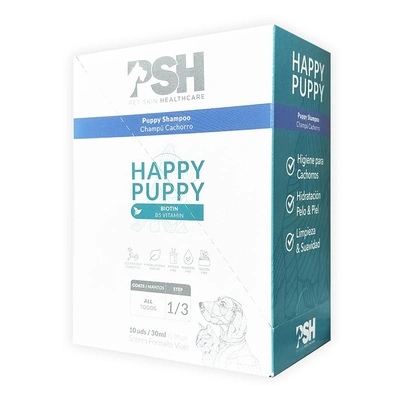 Psh - Champô Happy Puppy (Pack 10 Bolsas 30 Ml)