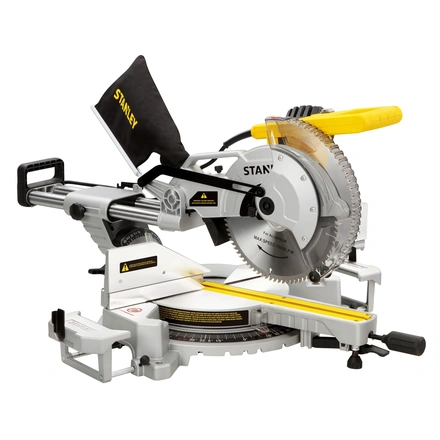 Serra De Esquadria Telescópica Deslizante De Duplo Bisel 1.800w Ø254mm STANLEY SM1800-QS