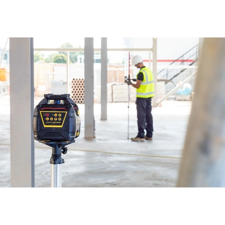 Nível laser VERMELHO rotativo com bateria de lítio recarregável. Alcance 60m (600m com detetor) FATMAX STANLEY FMHT77447-1