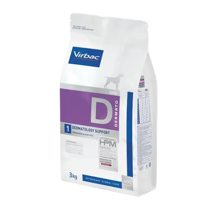 Virbac HPM Veterinary D1 Dog Dermatology Support