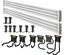 Kit 20 Peças STANLEY Track Wall STST22000-1