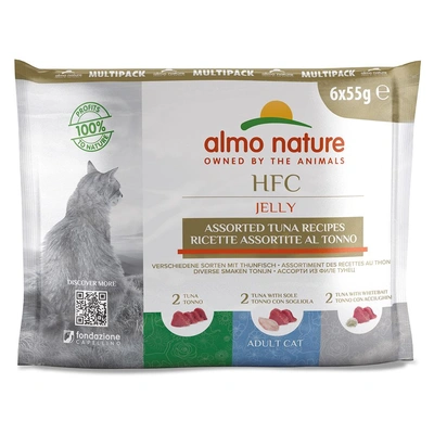 "Almo Nature" Hfc Cat Jelly - Multi Pack - Atum (6 Saquetas)