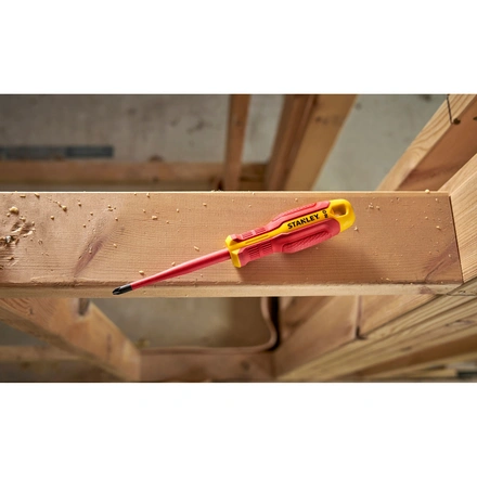 Chave de Fenda STANLEY Pozidriv Isolado 1000v Pz2x100mm FMHT65759-0