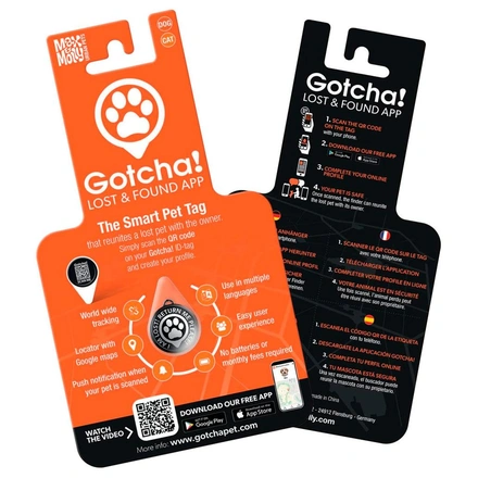 Gotcha! Pet Tag - Identificador/Localizador Pet