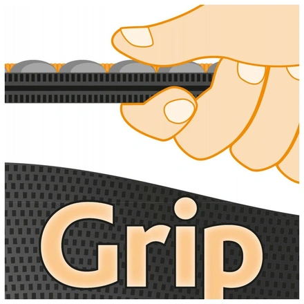 Trela De Trabalho Com Fita "Grip" - Preto