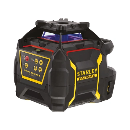Nível laser VERMELHO rotativo com bateria de lítio recarregável. Alcance 60m (600m com detetor) FATMAX STANLEY FMHT77447-1