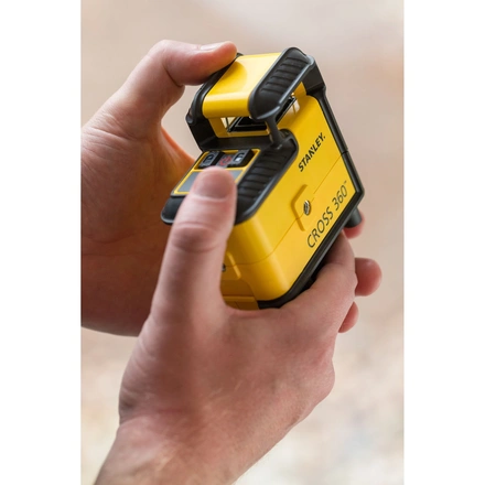 Nível laser VERMELHO de linhas 360° e linha vertical. Alcance 20m STANLEY STHT77504-1