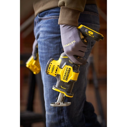 Mini-serra Sabre Brushless V20 Li-ion 18v. Sem Carregador/bateria. STANLEY SFMCS305B-XJ