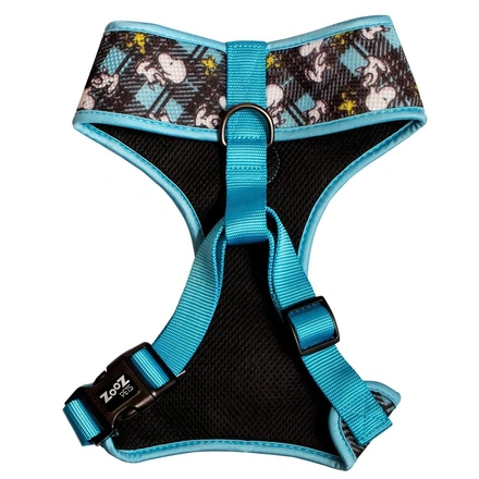 Snoopy - Colete Peitoral "Mesh" (Azul/Xadrez)