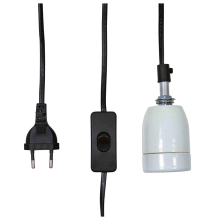Suporte Cerâmico Com Cabo E Interruptor