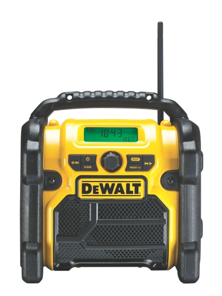 Rádio Compacto AM/FM XR 12V/18V com Alimentação de Rede DEWALT DCR019-QW