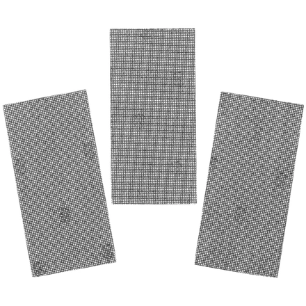 3 Folhas De Lixa G80 C/ Velcro Malha 1/3 93x190mm Stanley STA39032-XJ