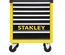 Carro Metálico de Oficina c/ 7 Gavetas e 6 Tabuleiros de Ferramentas STANLEY STHT6-80827