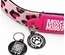 Max & Molly - Coleira Com Id Tag "Leopard Pink"