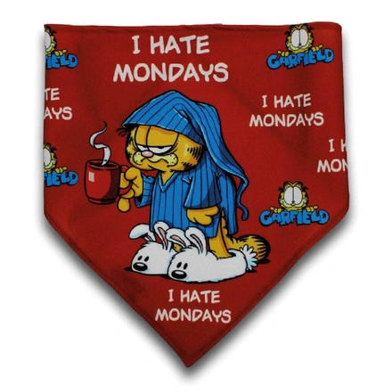 Lenço Garfield "I Hate Mondays"