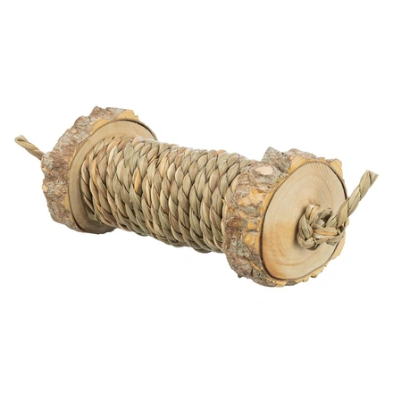 Rolo Para Brincar Com Corda De Algas E Madeira