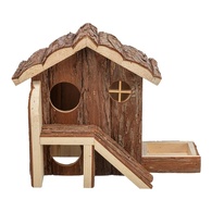 Casa "Henna" Em Madeira Natural Para Hamsters