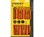 Conjunto Chaves de Fenda Eletricista Isolado 1000v STANLEY Plano/pozidriv - 6 Peças FMHT65765-0
