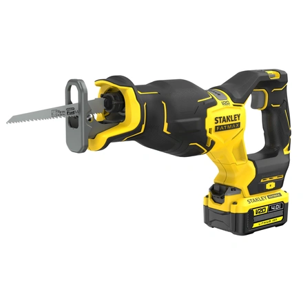 Serra Sabre Brushless V20 Li-ion 18v com Bateria, Carregador e Mala Prostack. STANLEY SFMCS311M1T-QW