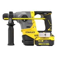 Martelo Perfurador SDS-Plus Compacto V20 BRUSHLESS 18 V 2,5 J com Bateria 4 Ah, Carregador e Mala PRO-STACK STANLEY SFMCH910M1T-QW