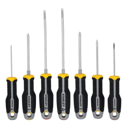 Conjunto Chaves de Fenda STANLEY Plano/phillips/pozidriv -7 Peças FMHT65762-0