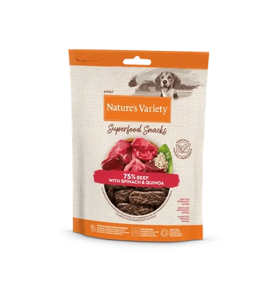 Nature's Variety Dog Superfood Snacks Beef - 8x85g