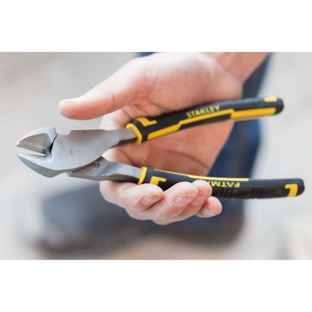Alicate Corte Diagonal Angulado 200mm STANLEY FATMAX 0-89-861
