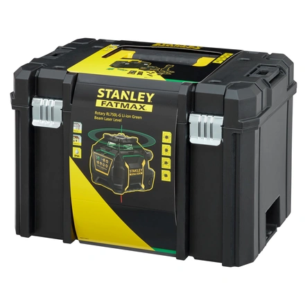 Nível laser VERDE rotativo com bateria de lítio recarregável. Alcance 60m (600m com detetor) FATMAX STANLEY FMHT77448-1