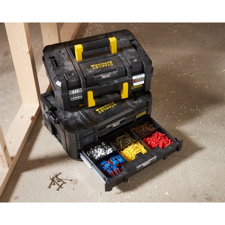 Combo Mala Multiusos Pro-stack Ii+ Caixa Dupla Pro-stack Iv STANLEY FATMAX FMST1-71981