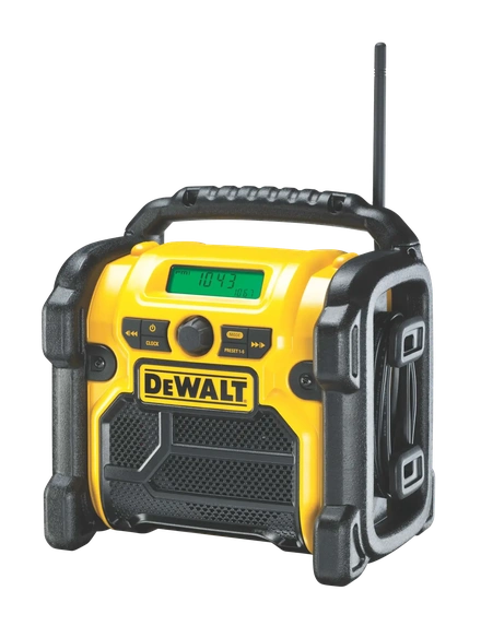 Rádio Compacto AM/FM XR 12V/18V com Alimentação de Rede DEWALT DCR019-QW