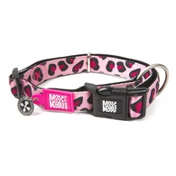 Max & Molly - Coleira Com Id Tag "Leopard Pink"