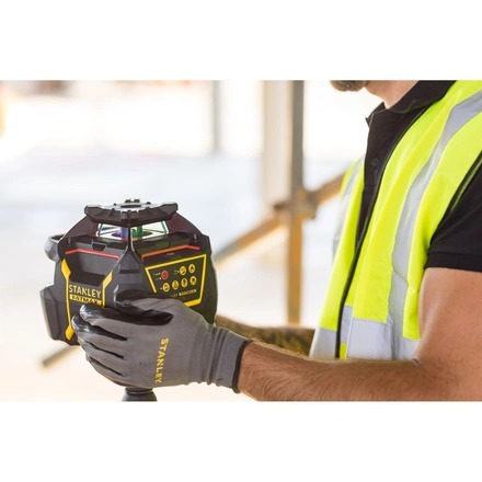 Nível laser VERMELHO rotativo com bateria de lítio recarregável. Alcance 60m (600m com detetor) FATMAX STANLEY FMHT77447-1
