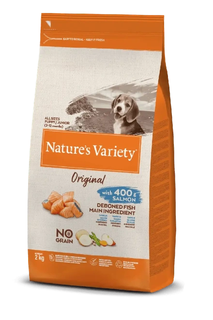 Nature's Variety Dog Original No Grain Junior Salmão