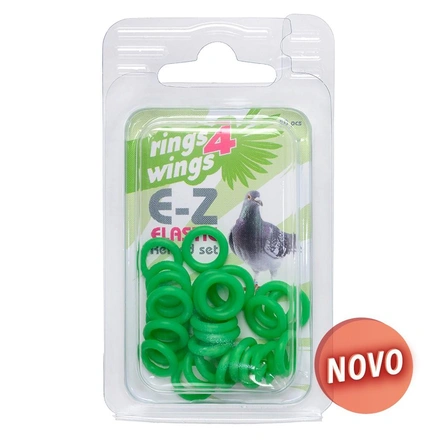 Anilhas Elásticas - 50 Unidades - Verde