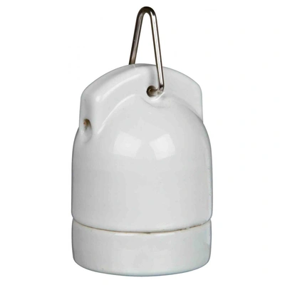 Suporte Cerâmico Com Cabo E Interruptor (Para Pendurar)