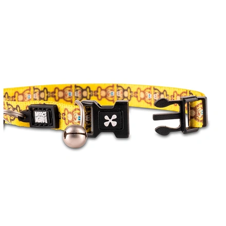 Max & Molly - Coleira Com Id Tag "Monkey Maniac" Para Gato