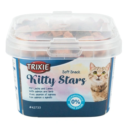 Soft Snacks "Kitty Stars" Com Salmão E Cordeiro
