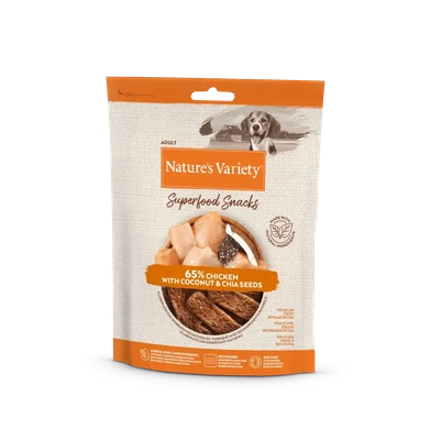 Nature's Variety Dog Superfood Snacks Chicken - 8x85g